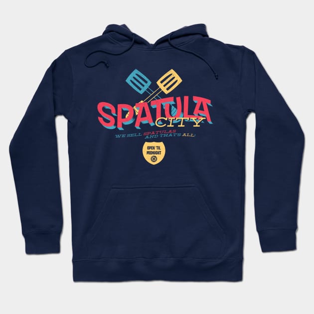 Spatula City Hoodie by GiMETZCO!